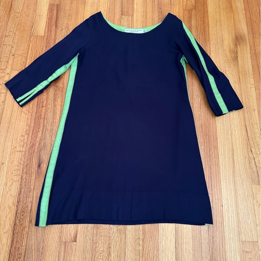 Gretchen Scott Designs Dress 3/4 Sleeve, Size Medium (j5) - Picture 2 of 11